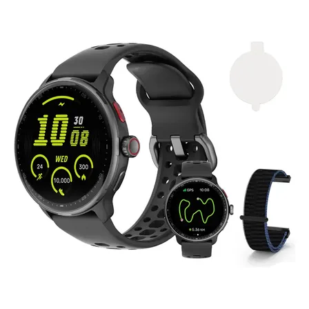 Relógio Inteligente Gps Smartwatch Amoled 3atm Sport Gps Caixa Preto