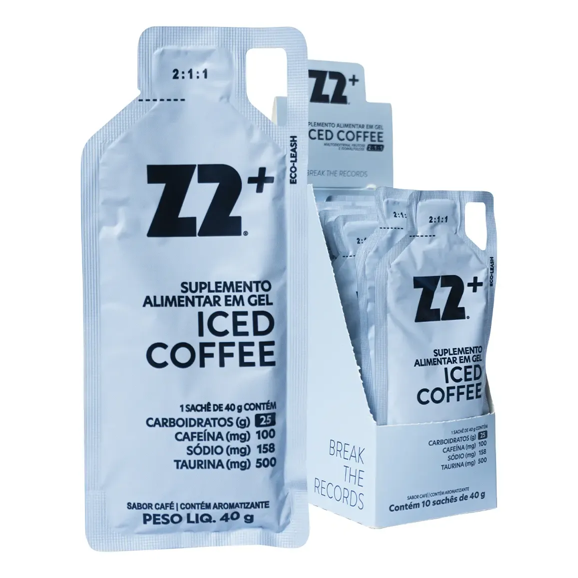 Energy Gel Z2+ Iced Coffee Box 10 Unidades