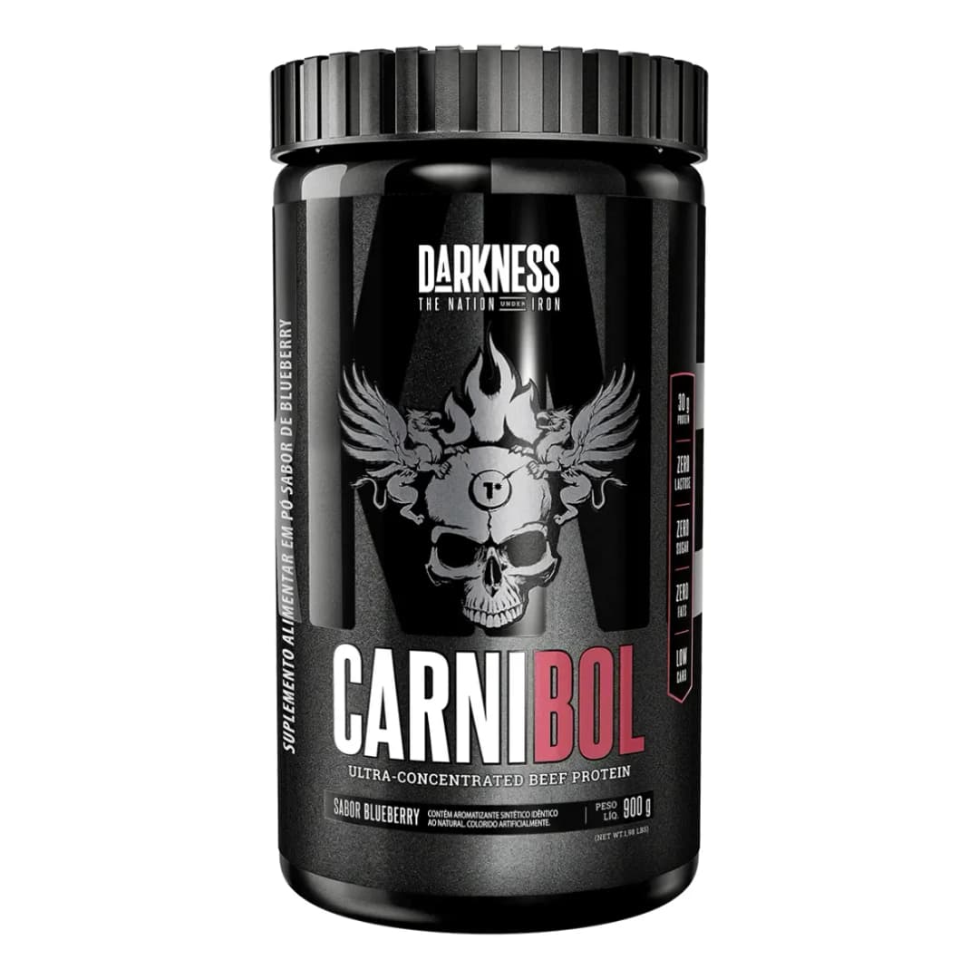 Proteína Darkness Carnibol Beef em pó sabor Blueberry x 900g