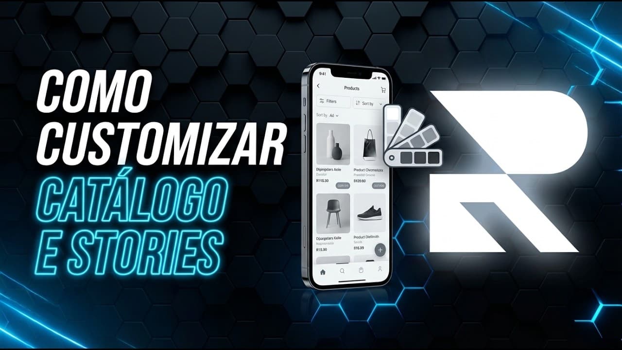 Como ajustar as cores do meu catálogo/stories/link da bio