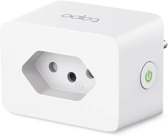 TP-Link Tapo P110 Tomada Inteligente Wi-Fi 2,4 GHz Smart Plug, Bivolt, 10 A /2400 W, Monitoramento de Energia, Proteção contra Sobrecarga, Controle Remoto, Alexa, Google Home e SmartThings, Sem Hub