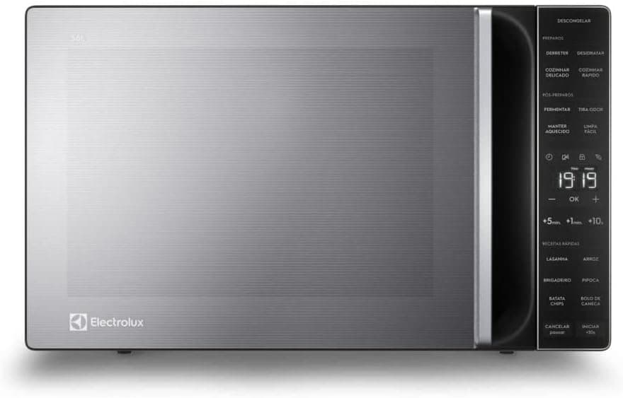 Electrolux ME36S Efficient - Micro-ondas de Bancada 36L, 127V, Cor Prata