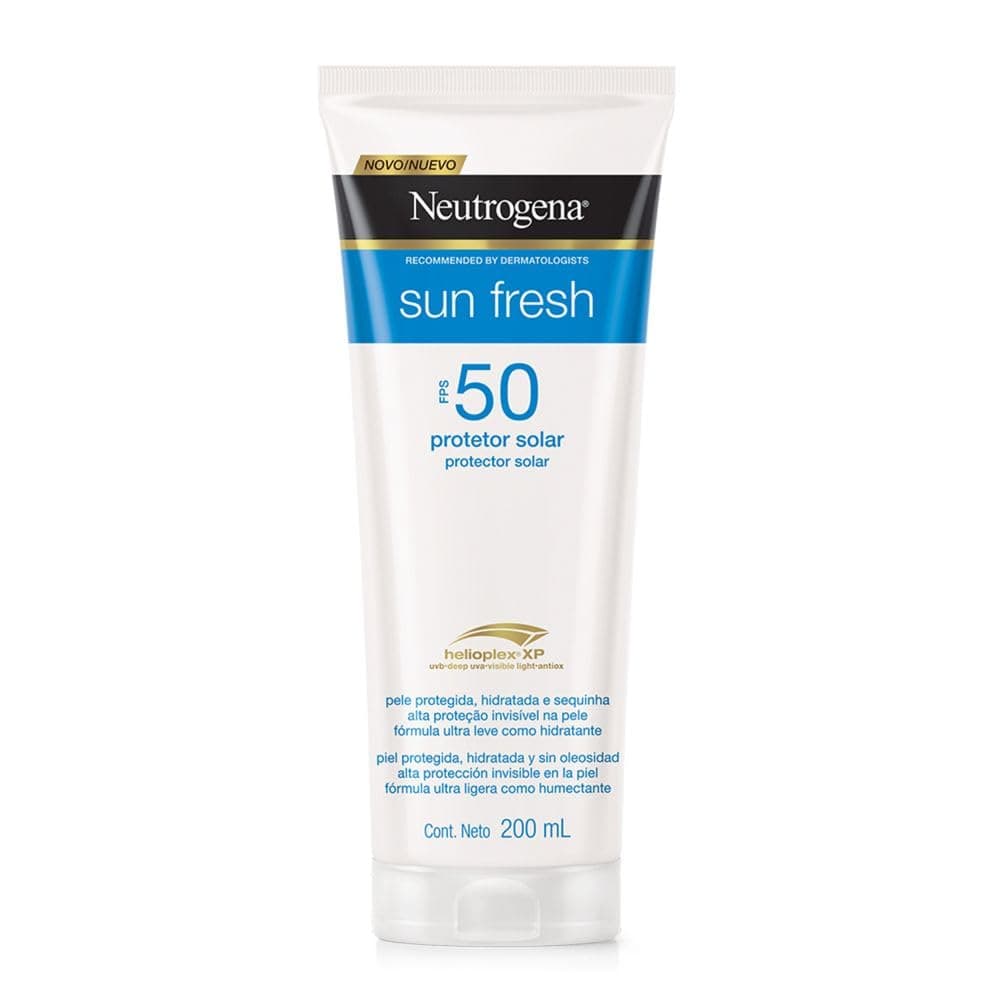 Protetor Solar Corporal em Loção Neutrogena Sun Fresh, FPS 50, 200ml