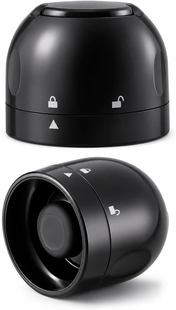 Kit 2 Rolhas A Vácuo Para Vinho Com Vedação Hermética Reutilizável