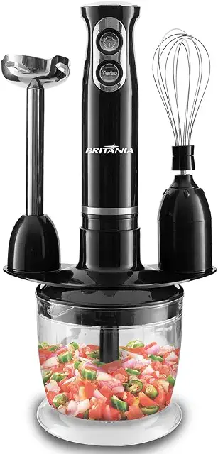 Mixer 3 em 1, 500W, 2 velocidades, Bmx400, Preto, 220v, Britânia