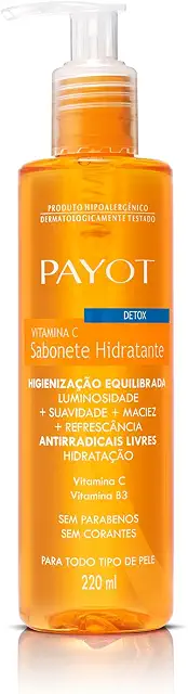 PAYOT Sabonete Liquido Detox, Vitamina C, 220 Ml