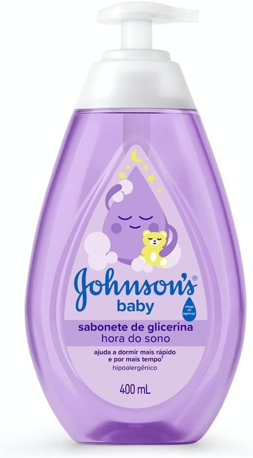 GreenCircle Sustainable Energy Practices Sabonete Líquido Johnson's Baby Hora do Sono, Lavanda, 400ml