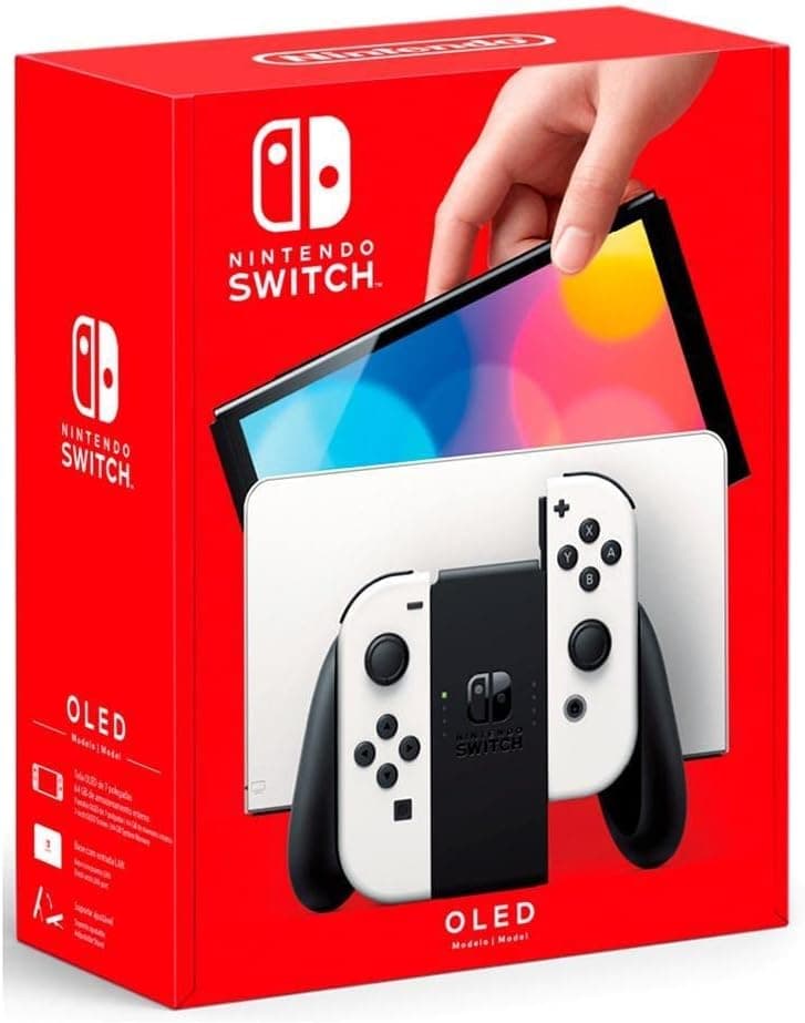Nintendo, Videogame, Nintendo Switch OLED, Console Portátil e Doméstico, Branco