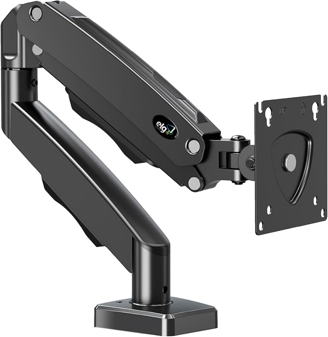 ELG Suporte Articulado para Monitor 17 a 35 Polegadas Pistão a Gás Preto