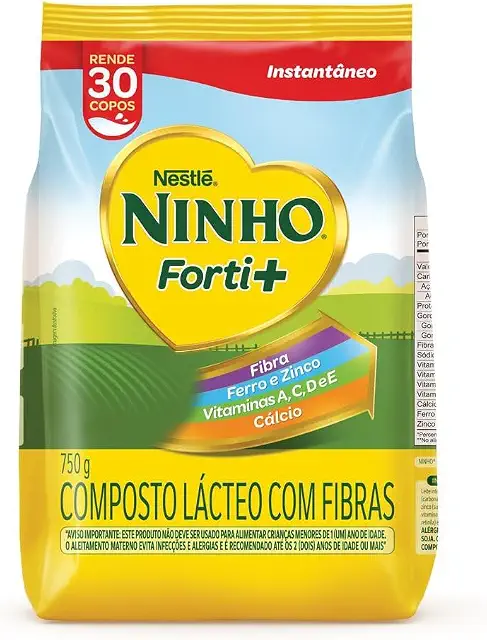 Composto Lácteo, Nestlé, Ninho Forti+, Pacote, 750g
