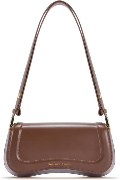 ROMANTIC CROWN Bolsa Feminina Ombro Pequenas Transversal Couro Impermeável