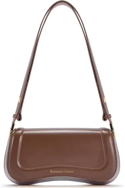 ROMANTIC CROWN Bolsa Feminina Ombro Pequenas Transversal Couro Impermeável
