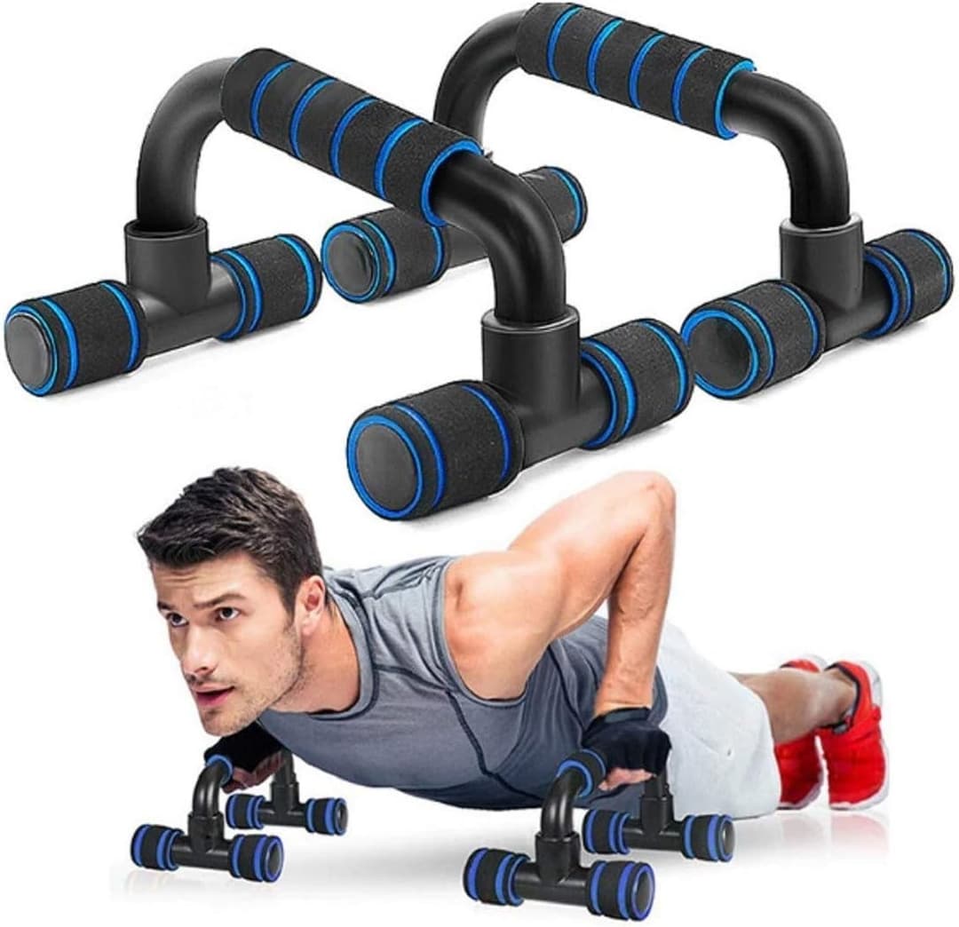 Suporte Flexão De Braço Fixo Barra Apoio Push Up Fit Pilates