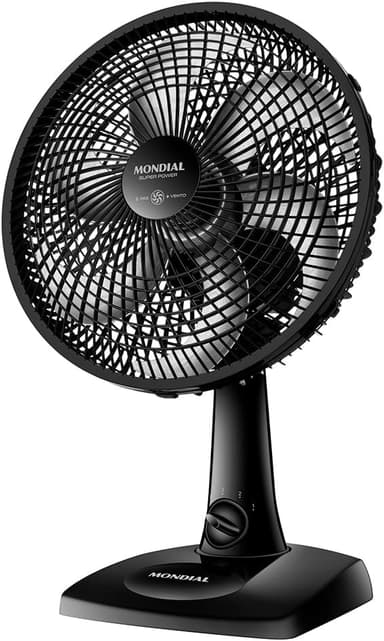 MONDIAL Ventilador de Mesa 30cm Super Power, Preto, 60W, 220V - VSP-30-B