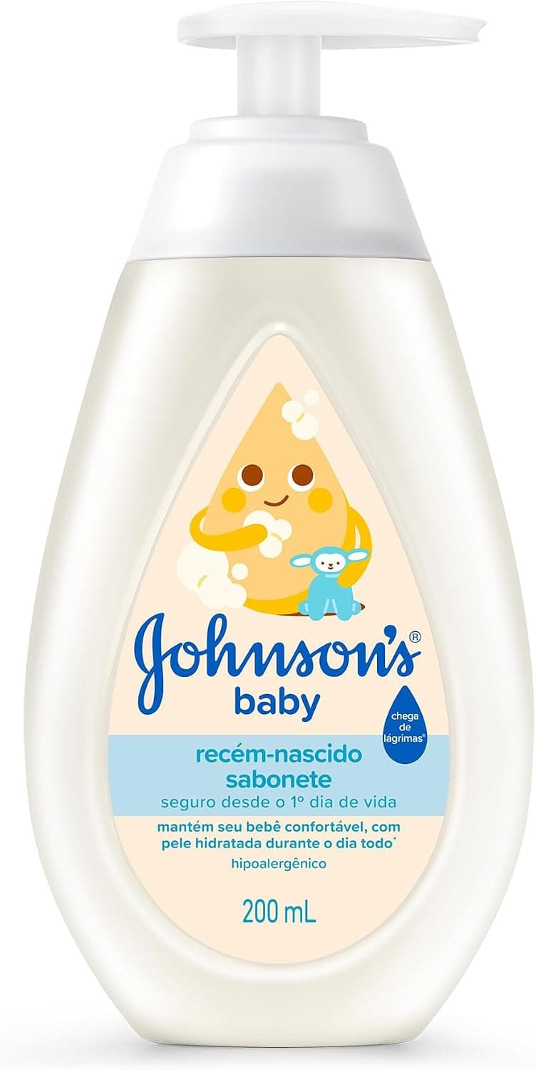 GreenCircle Sustainable Energy Practices Sabonete Líquido Johnson's Baby Recém-Nascidos, 200ml