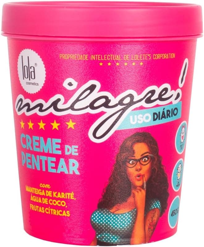 Milagre Creme para Pentear 450g , Lola Cosmetics