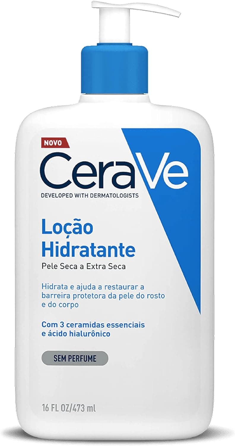 Cradle to Cradle Certified CeraVe, Loção Hidratante Corporal, com textura Fluida e Ácido Hialurônico