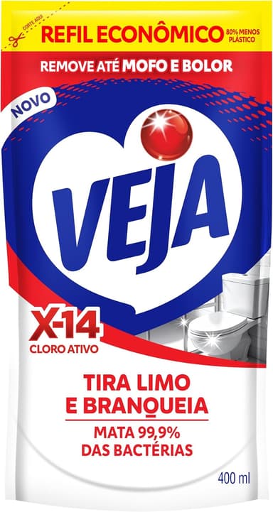 Veja X14 Limpador Tira Limo 400ml Refil