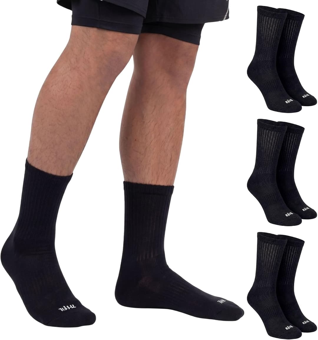 Kit 3 Pares Meia Corrida Poliamida Trifil Cano Alto Academia Esportiva Original