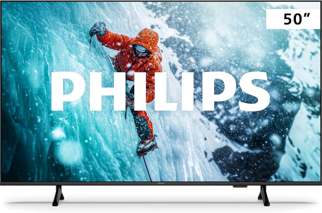 😱 PHILIPS Smart TV, 50" 4K, 50PUG7300, Comando de Voz, Bluetooth, HDR, Dolby Atmos, HDMI, USB, Wi-Fi