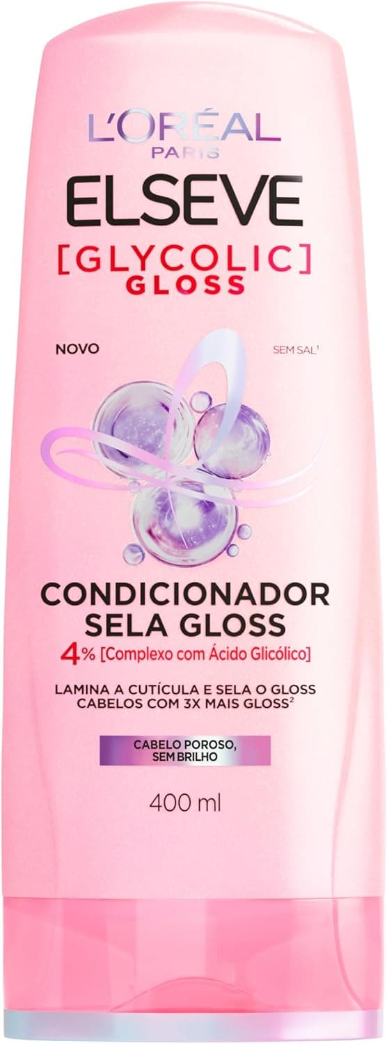 Condicionador L'Oréal Paris Elseve Glycolic Gloss, 400ml