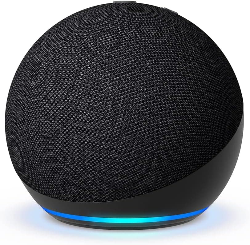 Reducing CO2 Echo Dot (Geração mais recente) | Smart speaker com Alexa, som vibrante e potente, Wi-Fi e Bluetooth | Cor Preta, com Acesso Antecipado à Alexa+