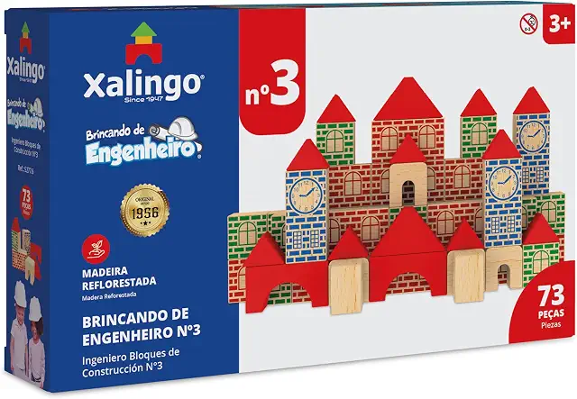 Brincando de Engenheiro 73 Peças Xalingo