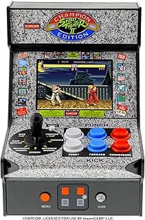 Cabine Portatil Retrô Colecionavel Street Fighter II Champion Edition Micro Player