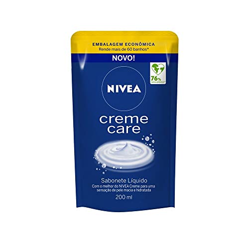 NIVEA Sabonete Líquido Creme Care Refil 200ml! ✨️