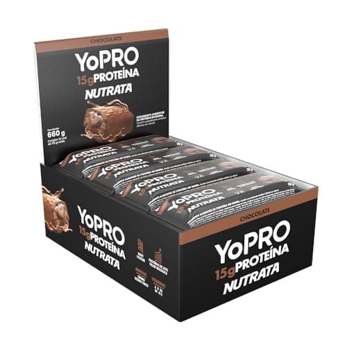 NUTRATA YOPRO 55G DISPLAY C/ 12 BARRAS - CHOCOLATE*