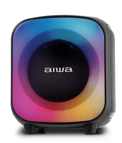 Caixa de Som PartyBox AIWA PB-07 Bluetooth 8H RGB USB TWS