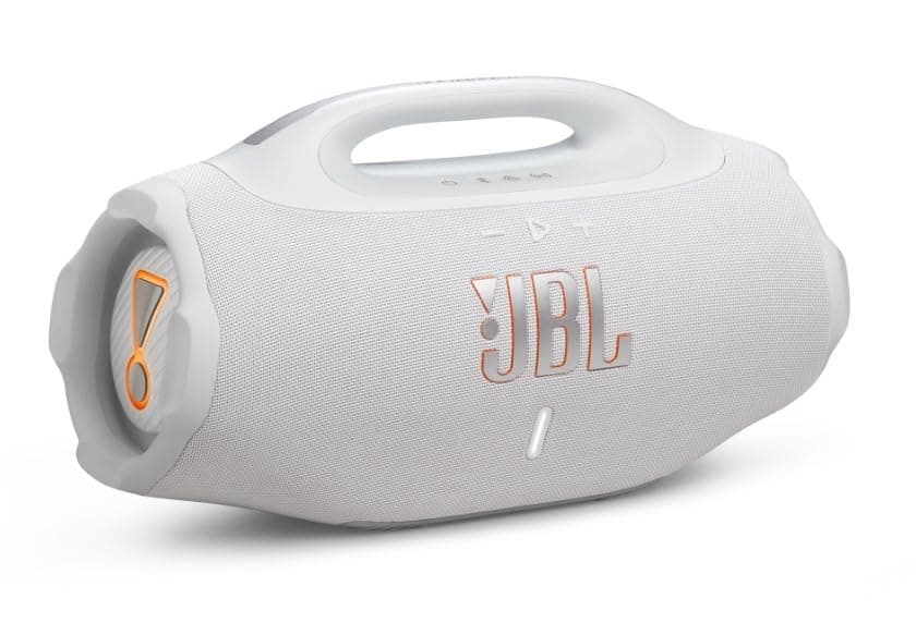 Caixa de Som Portátil JBL Boombox 4, Bluetooth, Branco | Som Pro JBL, Bateria de até 34h 🎶