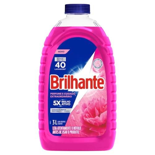 *Brilhante Sabão Líquido Perfume e Cuidado 3L*
