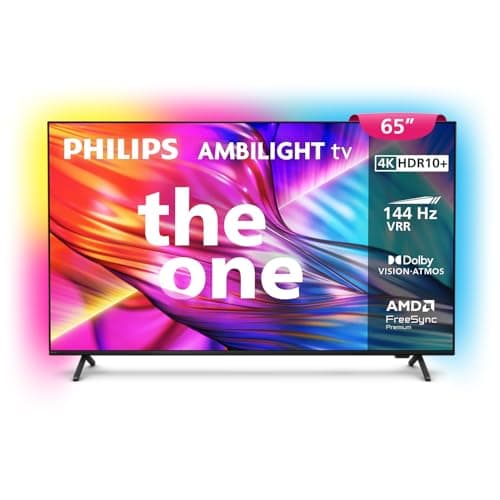 PHILIPS, Smart TV, Ambilight THE ONE 65" 4K 144 Hz, Titan OS, 65PUG8929/78, P5, DTS Play-Fi, Freesync, Dolby Vision e At