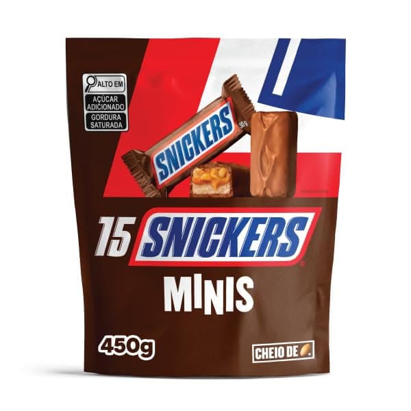 Snickers Chocolate Original Minis 15 unidades