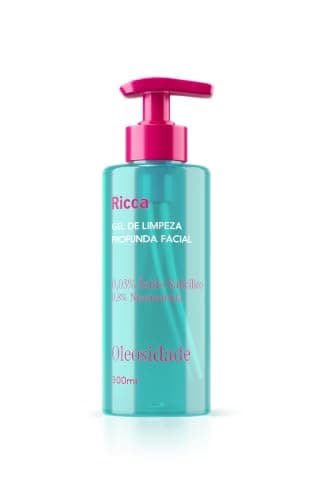*Gel de Limpeza Profunda Facial Ricca*