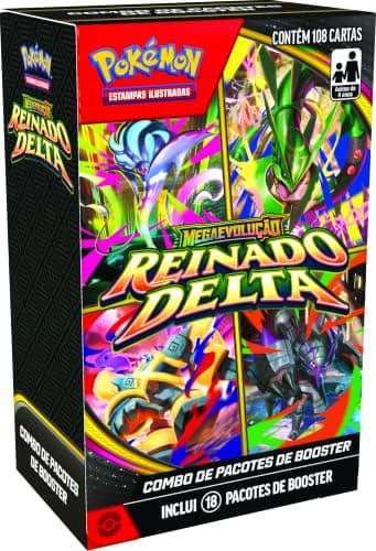 Pokémon TCG: Mega Evolution - Reinado Delta - Booster Bundle - Português