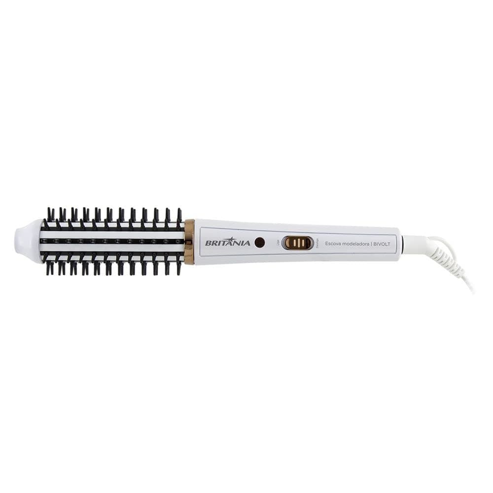 Britânia Escova Modeladora BEC04 2 em 1 Bivolt Plástico e Metal