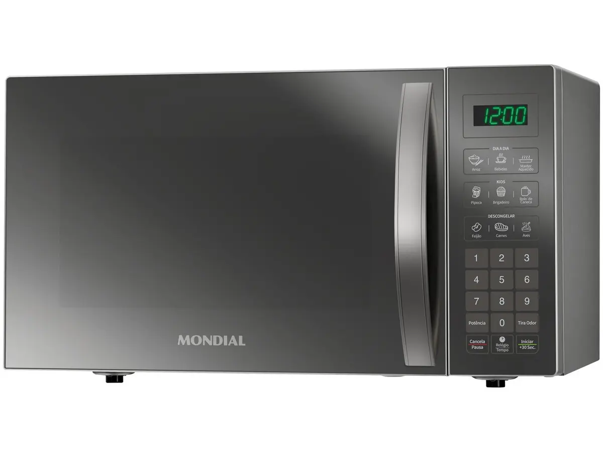 Micro-ondas 34L Mondial MO-02-34-E Prata 127V