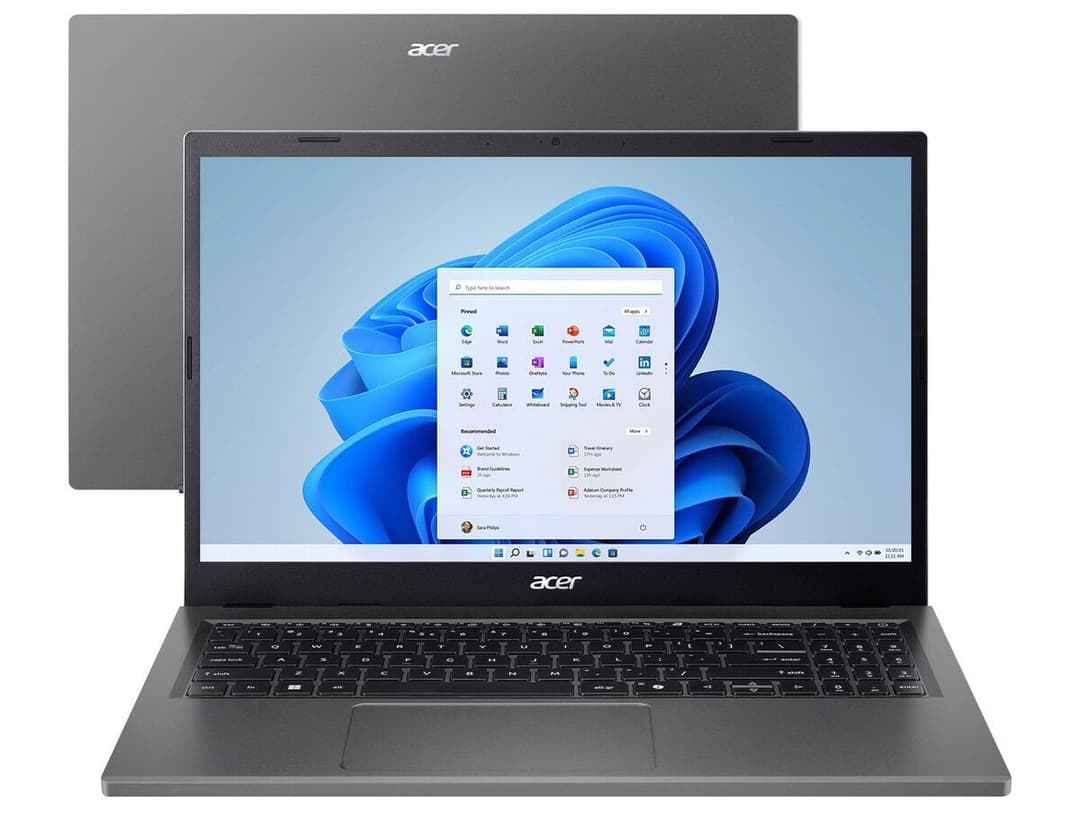 Notebook Acer Aspire Go Intel Core i5 13420H 8GB RAM 512GB SSD 15,6" Full HD Windows 11 AG15-71P-53GM