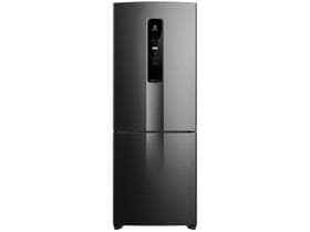 Geladeira/Refrigerador Electrolux Frost Free - Inverse Black Inox Look 490L IB7B