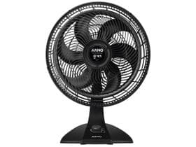 Ventilador de mesa 2 em 1 Arno 40cm VF42 Turbo Force Preto 127v