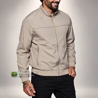 Jaqueta Corta Vento Broken Rules 580057 Cinza Claro G Liso