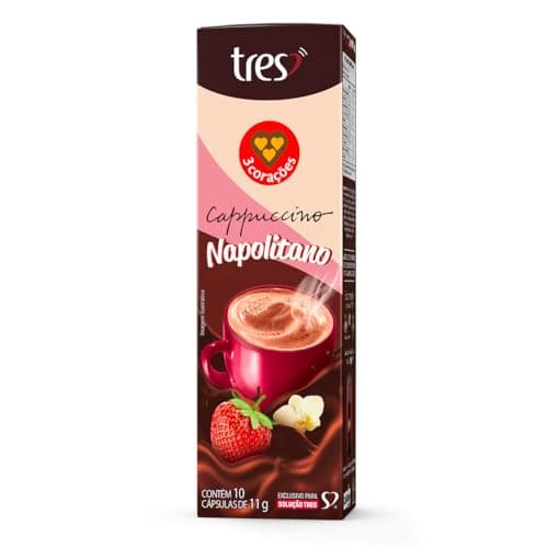 *COORRE PRECINHO!!* 🛍️3 Corações Capsula de Cappuccino Napolitano TRES - 10 unid 💸 de ~R$ 24,69~ 🔥*por: R$ 17,49* 🛍️Compre aqui: *TESTE O AMAZON PRIME POR 30 DIAS*