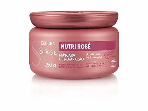 🛍️Máscara Capilar Creme Siàge Nutri Rosé Nutrição Profunda 250g 💸 de ~R$ 75,99~ 🔥*por: R$ 43,99* 🛍️Compre aqui: *TESTE O AMAZON PRIME POR 30 DIAS*