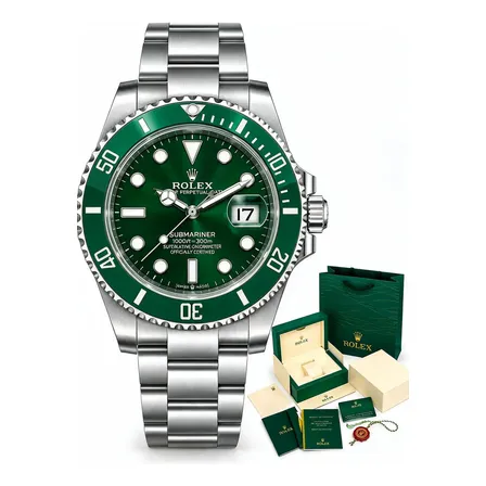 Relógio Rolex Submariner Hulk Automático Base Eta 3035