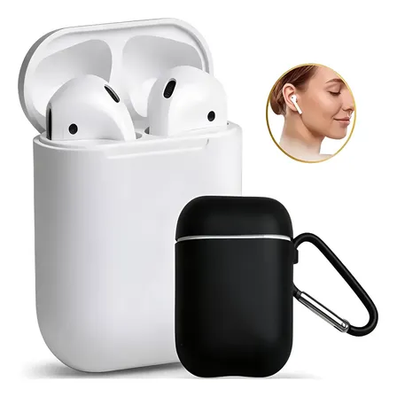 Fone De Ouvido Bluetooth 5.4 Anti Ruído Com Case Branco Branco