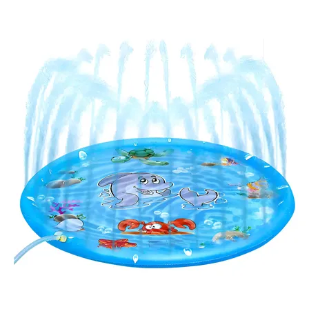 Piscina Fonte Chafariz Infantil Animais Pet Crianças Tapete Azul