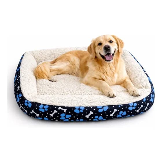 Cama Pet Cachorro Grande Impermeável 70x70 Sherpa Lavável