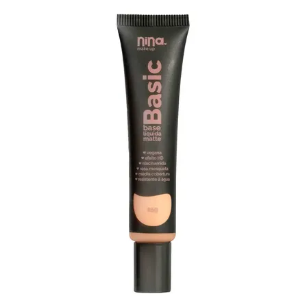 Base Líquida Matte Basic Nina Makeup 02